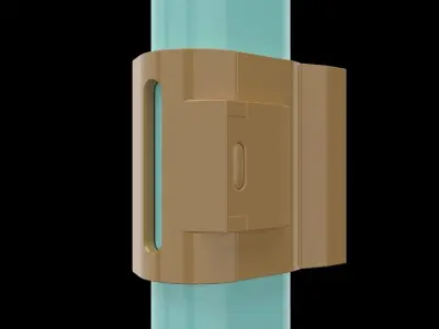 Handrail Clamp 3D print model