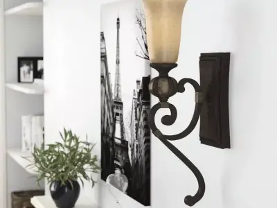 Crossreagh Light Fired Bronze Wallchiere 3D model