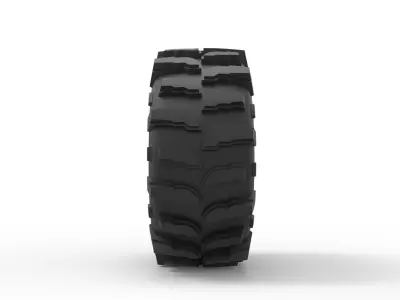 Offroad wheel 19 3D print model