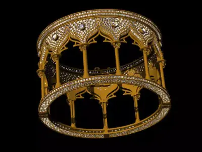 Unique bracelet 3D print model