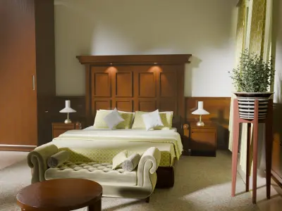 Ethnic High Poly 3D Bedroom Handmade and Free Assets 3D model