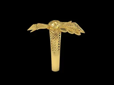 Fusion Gold Rings RAA07 3D print model