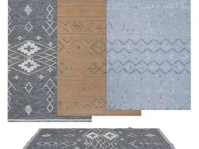 Rugs No 395 Low-poly 3D model