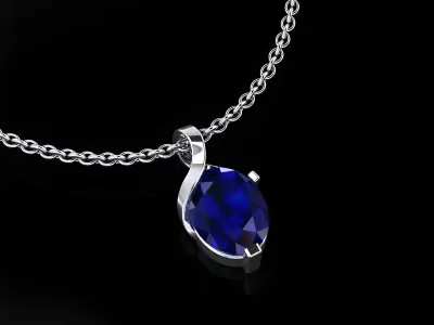 Pendant Twisted  3D print model