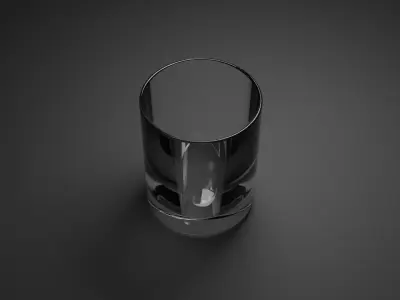 Glass of water Free 3D model
