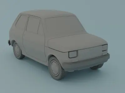 Polski FIAT Free 3D print model