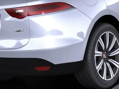 Jaguar F-pace 2017 VRAY 3D model