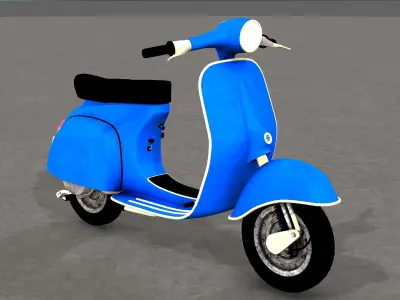 SCOOTER with Animation 3D model