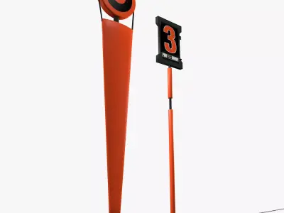 Football Chain Set 3D model