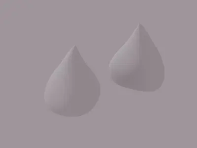 Cat Ears Low-poly 3D model