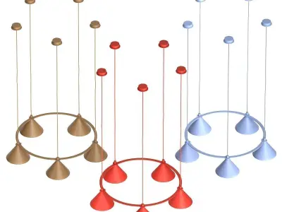 Zero Lumo Circle Pendant Light 3D Model Collection