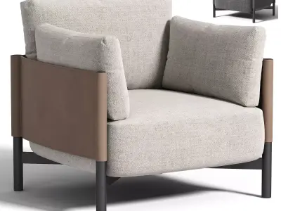 Syren Armchair 3D model