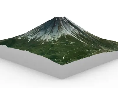 Mount Fuji  Free 3D model