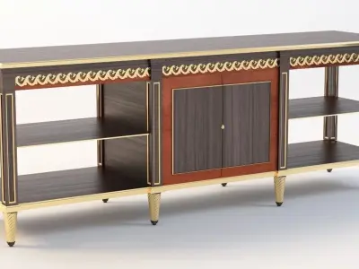 Classic Console Chester Drawer 3D model