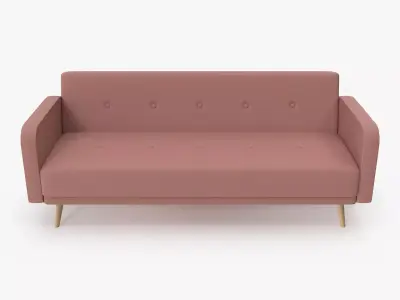 Sofa v3 Low-poly 3D model