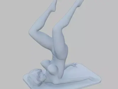 Gym Sexy Girl 3D print model