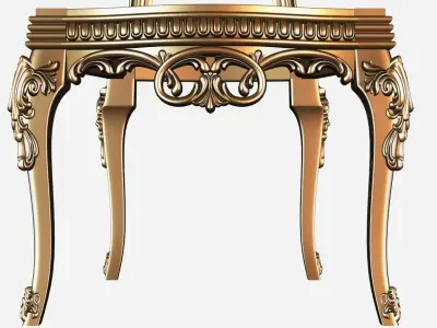 Chair 3d model for cnc 04 3D model