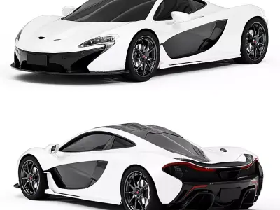 Mclaren P1 3D model 4