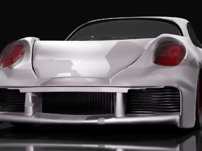 porsche 911 turbo s  3D print model