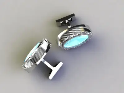 Cufflinks Graph 3D print model