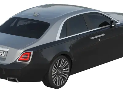 Ghost luxury sedan 3D model