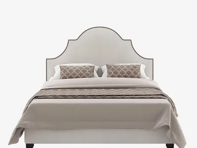 Bed luxury 3D model