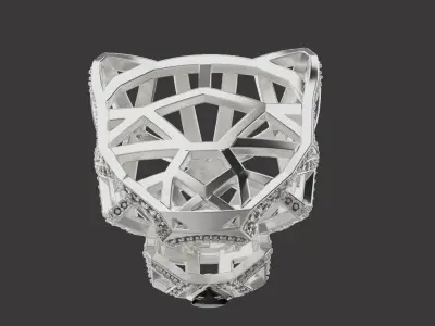 Panther Pendant 15183 3D print model