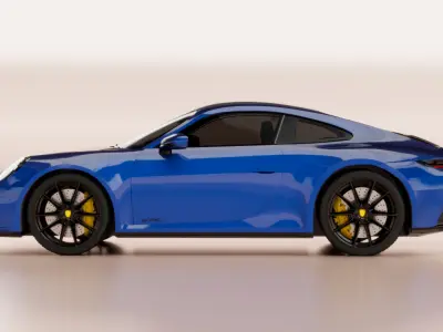 Porsche Carrera 911 GTS 2025 3D print model