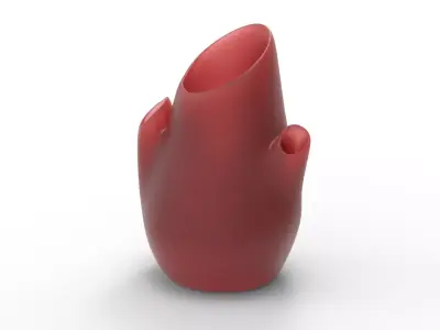 organic vase 3D model