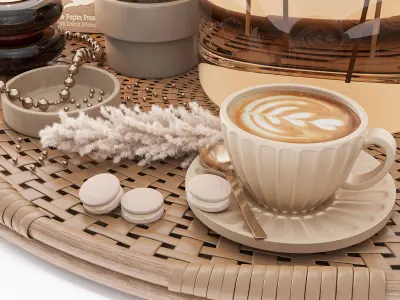 decorative set 001 3D model