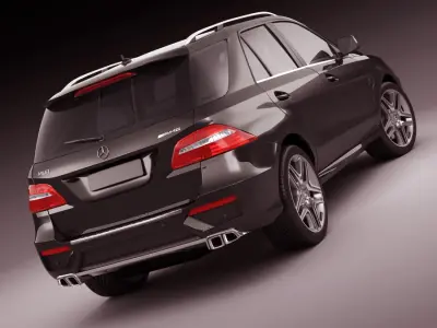 Mercedes ML63 AMG 3D model