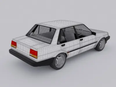 Toyota Corolla KE80 3D model