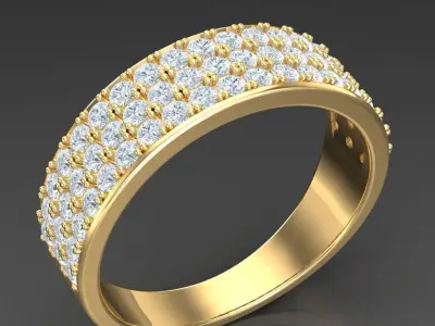 Luxury Men Rings Designs 5MR087 3D print model