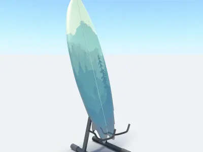 surfboard V6 3D model