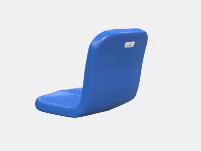 Stadium Seat Low-poly 3D model