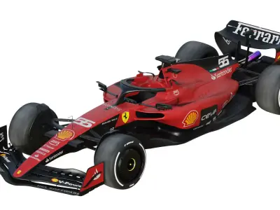 F1 Ferrari SF-23 2023 3D model