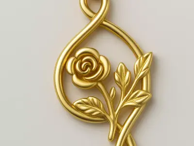rose gold 3D print model