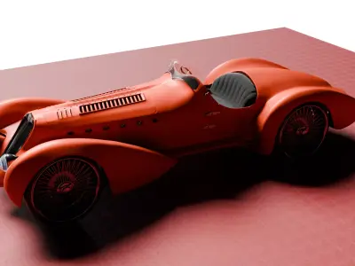 clasic ferrari 3D model
