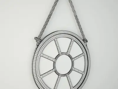 Window Mirror by Pier 1 Imports 3D model