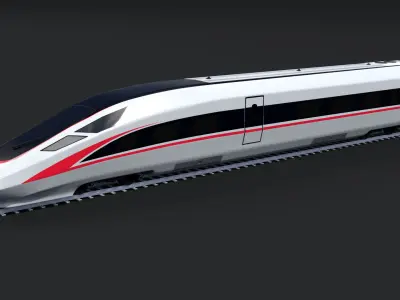Fuxing Hao high-speed train 3D model