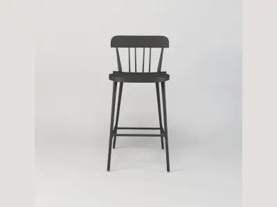 Bar Stool Counter Stool Low-poly 3D model