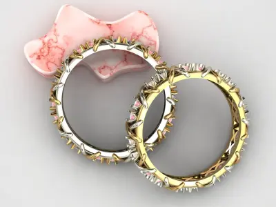 Tiffany ring 3DModel  3D print model