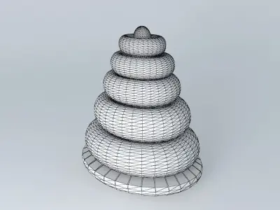 Stacking Rings Free 3D model