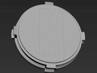 Decorative NBA Base Stand for figurines 3D print model