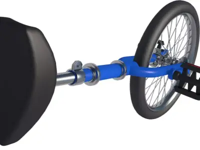 Unicycle 3D model
