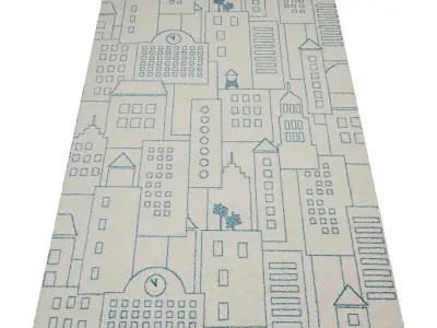 Rug Set 1209 3D model