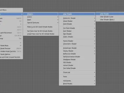 VSHADE Professional Shader System for Blender Cycles and Eevee 3D model