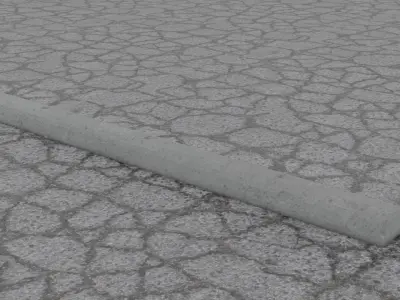 Parking Block 2 Low-poly 3D model