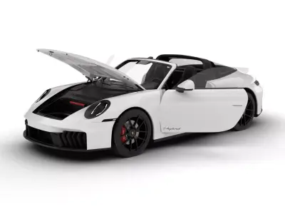 Porsche 911 Carrera Targa 4 GTS 2025 HQ 3d model 3D model