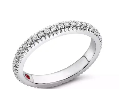 Rainbow eternity ring 3D print model